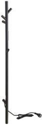 Bemeta Vertex elektromos törölközőszárító rúd 1180 mm, matt fekete 704151010 (704151010)