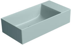 SAPHO GSI Kube X kerámia 50x25 cm mosdó, matt jégkék 9486015 (9486015)