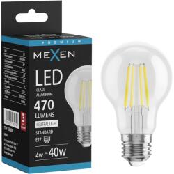 Mexen Vintis, LED izzószálas izzó E27, A60, 4 W, semleges fehér 4000K, átlátszó, L150-E27-0440-00 (L150-E27-0440-00)