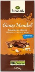 Alnatura Био шоколад с цели бадеми - 100 г