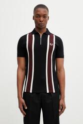 Fred Perry pamut póló - fekete M - answear - 38 990 Ft
