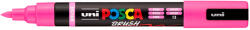 uni Marker pensula varf 1-4 mm UNI Posca PC-5BR roz
