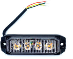 Autolife 18011 4LED-es stroboszkóp sárga 12-24V W13891 (18011) - akcio-shop