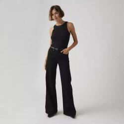 Levi's Fekete Farmernadrág Magas Derékkal És Egyenes Szárrésszel 33/32 6EA