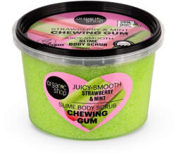 Organic Shop "Rágógumi"Slime testradír eperrel és mentával - 250 ml