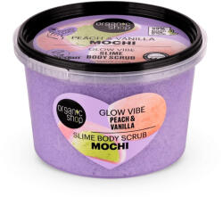 Organic Shop "Mochi"Slime testradír őszibarackkal és vaníliával - 250 ml