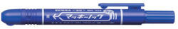 Zebra Alkoholos marker, 1, 3 mm, nyomógombos, ZEBRA "Mckie Retractable", kék (TZ51062JP) - fapadospatron