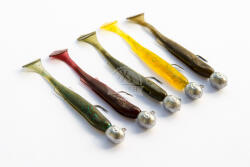m5 craft MIX Gumi szett M5 Craft 5db FlyFish 2, 5" (6.3cm) jigfejek (M5 Craft 5szt. FlyFish 2,5" (6.3cm) + główki)