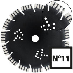 ABRABORO univerzális gyémánttárcsa No. 11 300x25, 4mm száraz és vizes vágáshoz