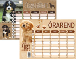 T-Creativ Órarend Nagy 16, 5x23, 5 cm Dogs (N13053TDO)