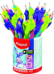 Maped Írástanuló Grafitceruza HB Radíros Háromszögletű Ceruzafogóval Kidy Learn (AAF055)