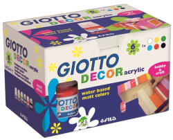 GIOTTO Akrilfesték GIOTTO 25ml 6 darabos (5382 00) - eztkapdki
