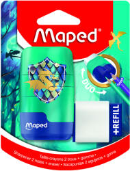 Maped Hegyező Kétlyukú Tartályos Pótradírral Bliszteres Dragon Connect (IMA049224)