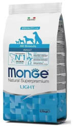 Monge Adult All Breeds Light lazac-rizs száraztáp kutyának 2, 5kg lejárat közeli