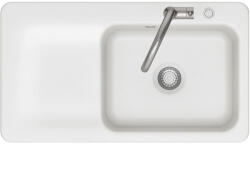 systemceram beépíthető mosogató Juna 90 excenter900 x 510mmtálca bal Polar (SCH-113523879)