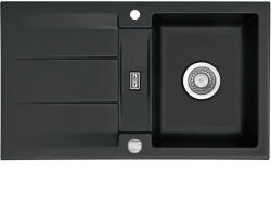 Systemceram beép. mosogató Genea 87 exc. 870 x 510 mm megfordítható Nigra (SCH-113523756)