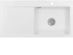 systemceram beép. mosogató Mera 100 SL 1000 x 510 mm balos cseppt. Polar (SCH-113523593)