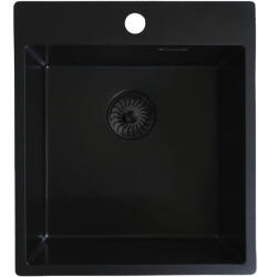 Solido beépíthető mosogató CAQPP40KR10BK-EB 440 x 500 mm fekete (SCH-113521095)