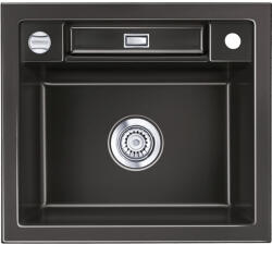 Systemceram beépíthető mosogató Bela 57 575 x 510 mm ą15% megfordítható Nero (SCH-113523476)