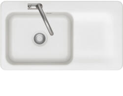 systemceram beépíthető mosogató Juna 90 900 x 510 mm jobbos csepptálca Polar (SCH-113523889)