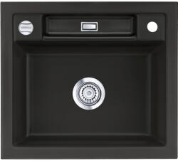 systemceram beépíthető mosogató Bela 57 575 x 510 mm ą15% megfordítható Nigra (SCH-113523479)