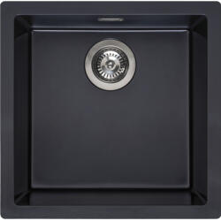Solido 2D mosogató Amsterdam 40 460 x 460 mm Pure Black (SCH-113520207)