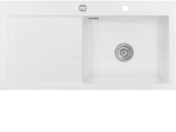 systemceram beép. mosogató Mera 100 SL 1000 x 510 mm balos cseppt. Polar exc (SCH-113523603)
