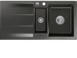 systemceram beép. mosogató Genea 100 1000 x 510 mm ą15% megford. Nero exc (SCH-113523647)