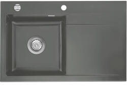 systemceram beép. mosogató Stema 80 800 x 510 mm ą15% jobbos cseppt. Lava (SCH-113523694)