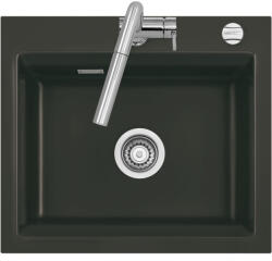 systemceram beépíthető mosogató Kara 57 575 x 510 mm ą15% Nigra Excenter (SCH-113523421)