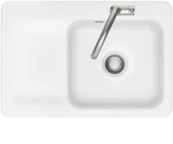 systemceram beépíthető mosogató Juna 75 750 x 510mmcsepptálca bal Polar (SCH-113523829)