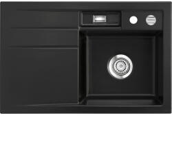 systemceram beép. mosogató Bela 78 780 x 510 mm ą15% balos cseppt. Nigra (SCH-113523713)