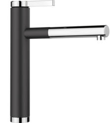 BLANCO konyhai csaptelep Linee-S 526171 nyomásálló fekete/króm (SCH-113508695)
