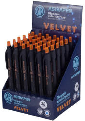 Astra Golyóstoll ASTRA PEN Velvet 0, 7 mm fekete-narancssárga (201121002) - fotoland