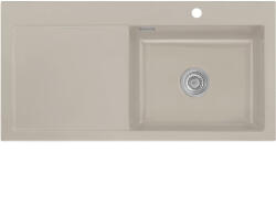 systemceram beép. mosogató Mera 100 SL 1000 x 510 mm balos cseppt. Fango (SCH-113523595)