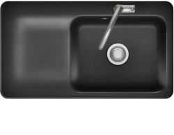 Systemceram beépíthető mosogató Juna 90 900 x 510 mm balos csepptálca Nero (SCH-113523873)