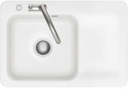 Systemceram beépíthető mosogató Juna 75 excenter 750 x 510 mmtálca jobb Polar (SCH-113523859)