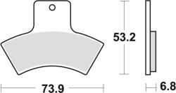  Trw MCB762SI Fékbetét kpl