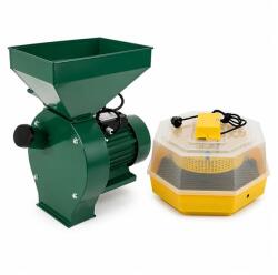 DEPOX Set moara electrica multifunctionala 3.8 kW si incubator electric pentru oua, Cleo, model 5 DEPOX®, galben/verde (1370)