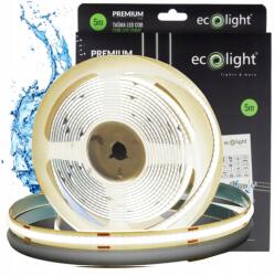 ECOLight Led szalag Cob szalag Kültéri 24V 12W/m 1380lm/m fürdőszoba 4000K IP67 5m (EC61305)