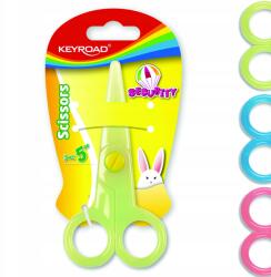 Keyroad Biztonságos műanyag olló gyerekeknek Keyroad 12, 5cm (KR970962)