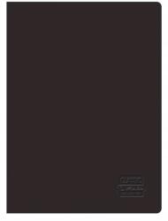 Herlitz A5/96 lapos jegyzetfüzet, négyzetrácsos, Rainbow Classic, fekete, Herlitz (9553967)
