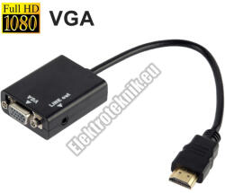  E302 HDMI - VGA átalakító adapter