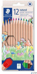 STAEDTLER Színes ceruza készlet, hatszögletű, STAEDTLER "Noris® natural 143N", 12 szín (143N C12)