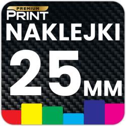 Logo matricák reklámcímkék 25 mm 704 db tetszőleges nyomtatás varázsló