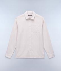 Napapijri Férfi ing Brolio NA4IDM Beige Stripe SB8 XXL (NA4IDM-SB8)