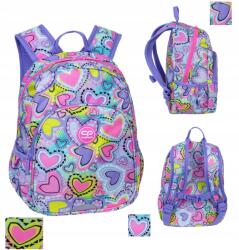 CoolPack Iskolai hátizsák óvodai Coolpack kicsi gyerekeknek szívek órarend (F049832)