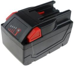Cameron Sino Akkumulátor Milwaukee HD28 SG, HD28 SX típusokhoz, M28 megfelelője, Wurth Master H 28-MA, 28V, 6 Ah, Li-Ion (CS-MKV280PH) - akkumulatorok-profi