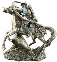 Veronese Szobor figura Szamuráj szobor ló páncélban Veronese WU78196 (WU78196A4)