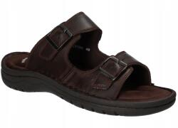 American Club CY196 Robusztus Bebújós Elegáns Férfi Bőr Flip-flop Papucs 42-ES (CY196)